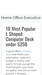 Mobile Screenshot of homeofficeexecutive.com
